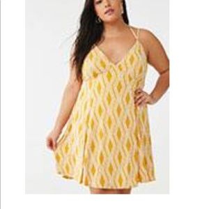 Plus Size Geo Print Cami Dress